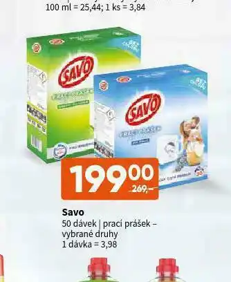 Terno Savo prací prášek nabídka