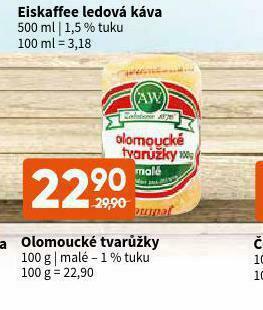 Terno Olomoucké tvarůžky nabídka