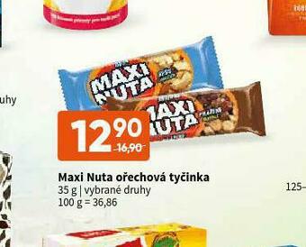 Terno Maxi nuta ořechová tyčinka nabídka