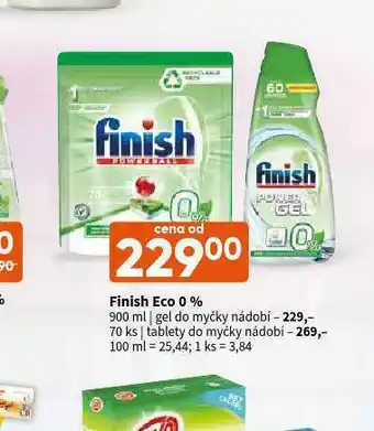 Terno Finish eco 0% tablety do myčky nabídka