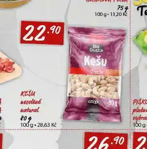 Terno Kešu solené natural nabídka