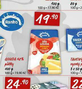 Terno Gouda 48% plátky nabídka