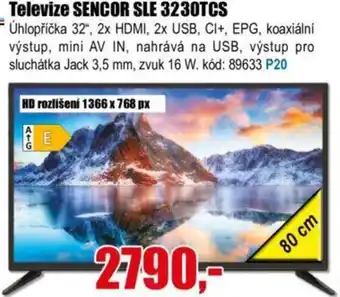 EVA Televize SENCOR SLE 3230TCS nabídka