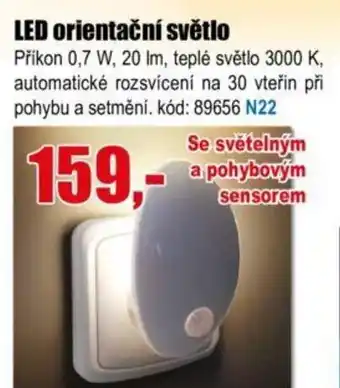 EVA LED orientační světlo nabídka