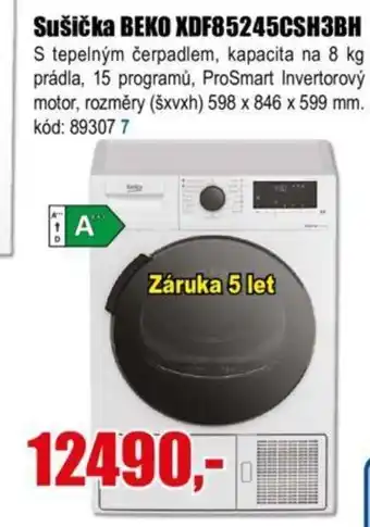 EVA Sušička BEKO XDF85245CSH3BH nabídka