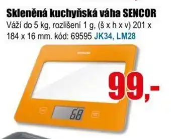 EVA Skleněná kuchyňská váha SENCOR nabídka