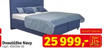Asko Dvoulůžko Navy nabídka
