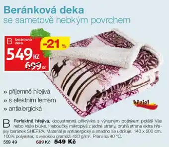 Beránková deka