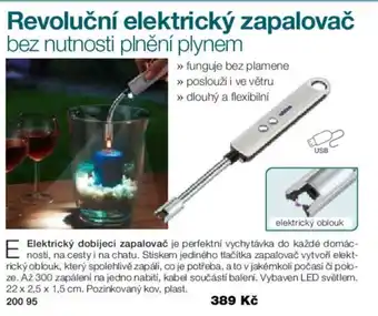 Decodoma Revoluční elektrický zapalovač nabídka