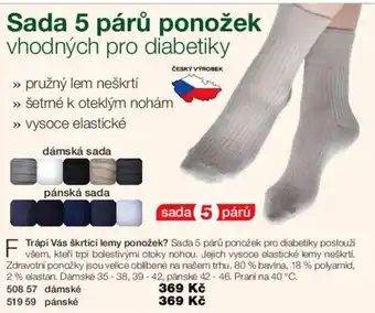 Decodoma Sada 5 párů ponožek nabídka