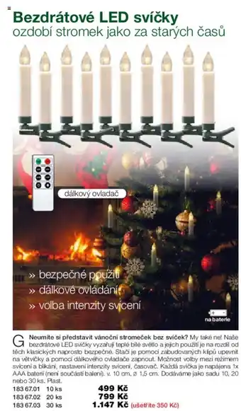 Decodoma Bezdrátové LED svíčky nabídka