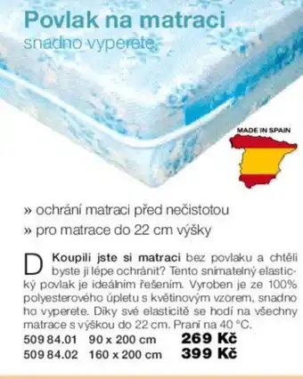 Decodoma Povlak na matraci nabídka