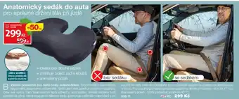 Anatomický sedák do auta