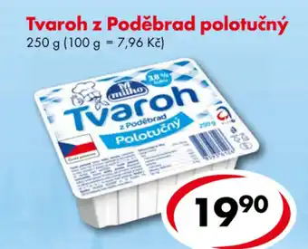 CBA Tvaroh z Poděbrad polotučný nabídka