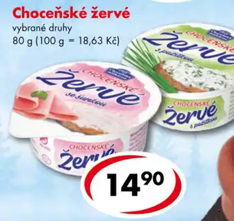 CBA Choceňské žervé nabídka