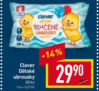Billa Clever Dětské ubrousky nabídka