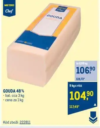Makro GOUDA 48% nabídka