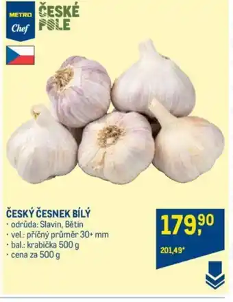 Makro ČESKÝ ČESNEK BÍLÝ nabídka