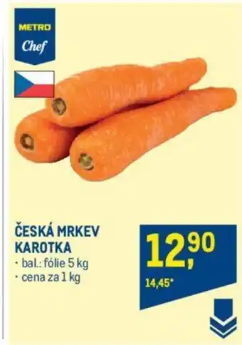 Makro ČESKÁ MRKEV KAROTKA nabídka
