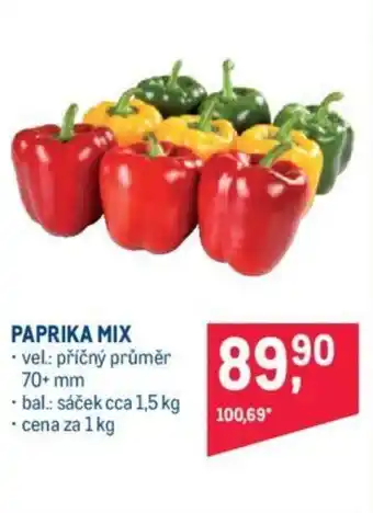 Makro PAPRIKA MIX nabídka
