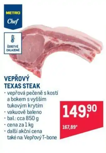 Makro VEPŘOVÝ TEXAS STEAK nabídka