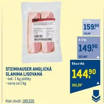 Makro STEINHAUSER ANGLICKÁ SLANINA LISOVANÁ nabídka