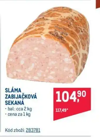 Makro SLÁMA ZABIJAČKOVÁ SEKANÁ nabídka