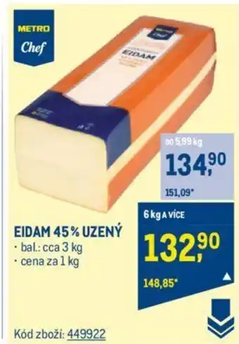Makro EIDAM 45% UZENÝ nabídka