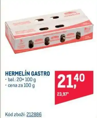 Makro HERMELÍN GASTRO nabídka