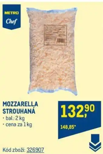 Makro MOZZARELLA STROUHANÁ nabídka