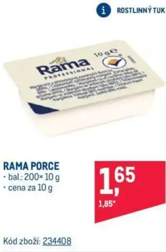 Makro RAMA PORCE nabídka