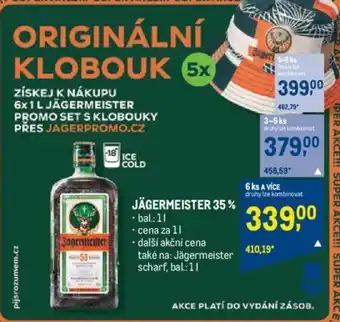 Makro JÄGERMEISTER 35% nabídka