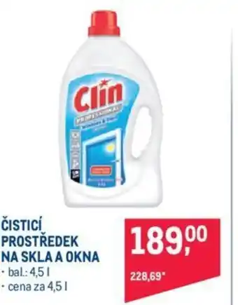 Makro ČISTICÍ PROSTŘEDEK NA SKLA A OKNA nabídka