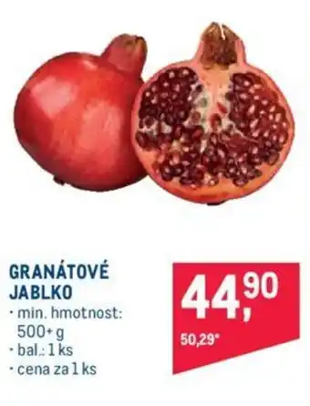 Makro GRANÁTOVÉ JABLKO nabídka
