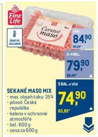 Makro SEKANÉ MASO MIX nabídka