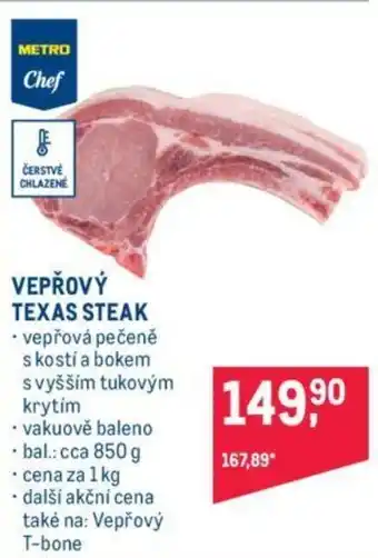 Makro VEPŘOVÝ TEXAS STEAK nabídka