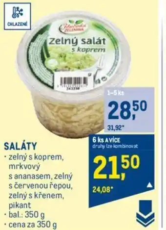 Makro SALÁTY nabídka