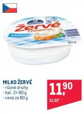 Makro MILKO ŽERVÉ nabídka