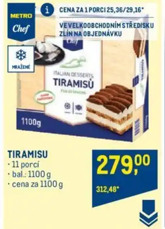 Makro TIRAMISU nabídka
