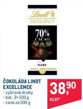 Makro ČOKOLÁDA LINDT EXCELLENCE nabídka