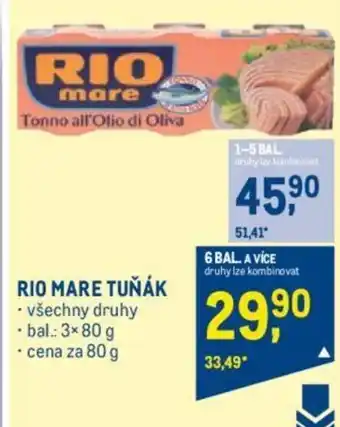 Makro RIO MARE TUŇÁK nabídka