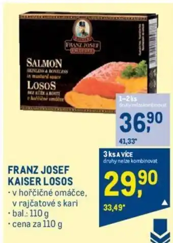 Makro FRANZ JOSEF KAISER LOSOS nabídka