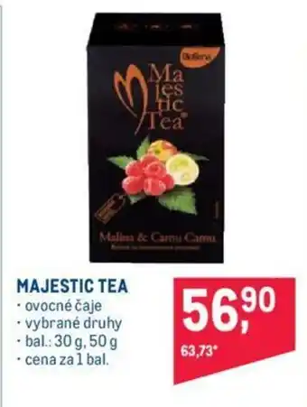 Makro MAJESTIC TEA nabídka