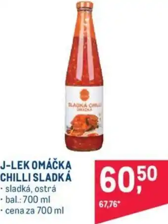 Makro J-LEK OMÁČKA CHILLI SLADKÁ nabídka
