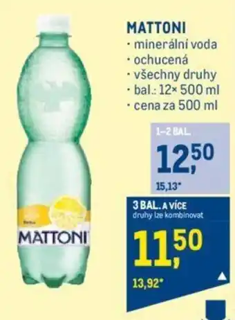 Makro MATTONI nabídka
