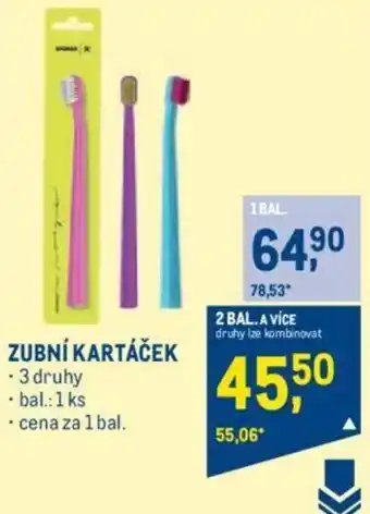 Makro ZUBNÍ KARTÁČEK nabídka