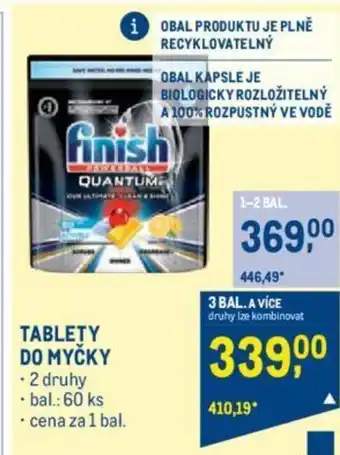 Makro TABLETY DO MYČKY nabídka