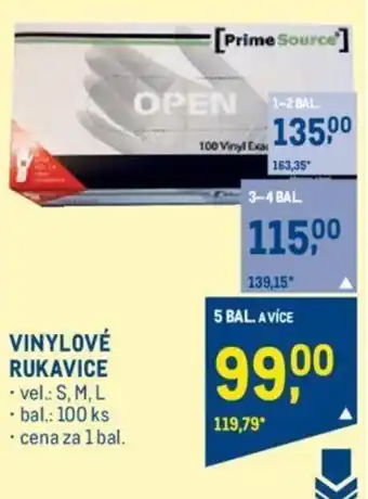 Makro VINYLOVÉ RUKAVICE nabídka