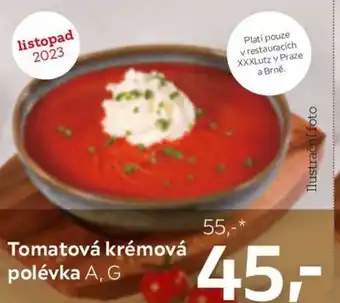 Tomatová krémová polévka A, G