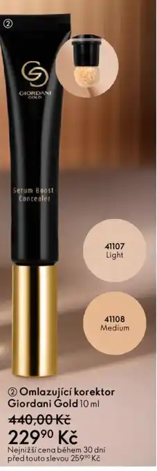 Oriflame Omlazující korektor Giordani Gold 10 ml nabídka